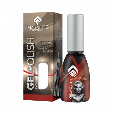 Semipermanent Körömlakk Gelpolish Marilyn Red Hollywood Classic Charms Collection 15 ml [2]