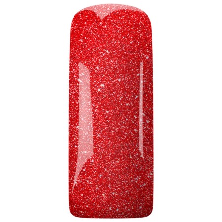 Oja semipermanenta Gelpolish Rosu cu sclipici Mey's Christmas Chioce 15 ml [0]