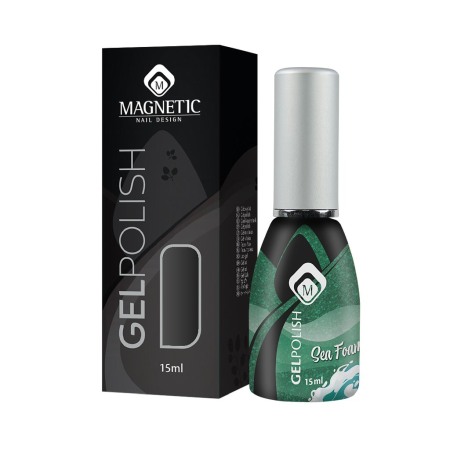 Ojă Semipermanentă, Gelpolish, Sea Foam Glitter, 15 Ml [2]