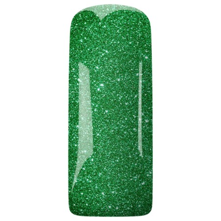 Oja semipermanenta Gelpolish Verde cu sclipici Cash Glitter 15 ml [0]