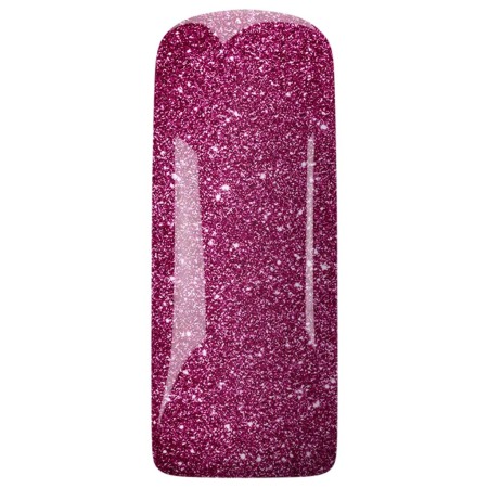 Oja semipermanenta roz cu sclipici Gelpolish Lipstick Glitter 15 ml [0]