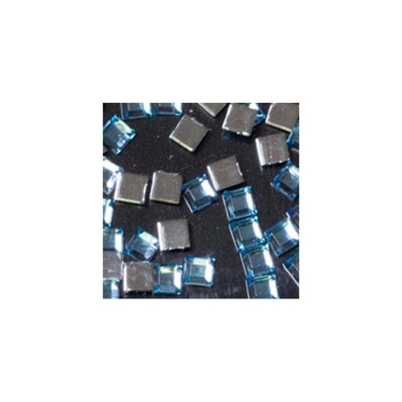 Particule Sclipici Inlay - Patrat Albastru Deschis