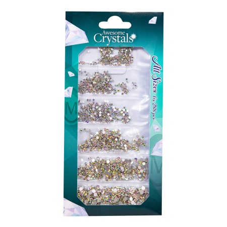 Kövek,Csillámporok - Pietricele Cristal Unghii 6 Marimi X 288 Buc