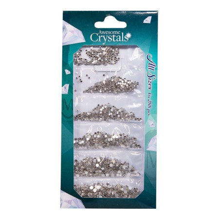 Kövek,Csillámporok - Pietricele Cristal Unghii 6 Marimi X 288 Buc