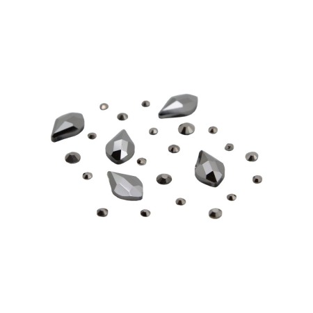 Kövek,Csillámporok - Pietricele Rhinestone Mix Teardrop 20 Buc