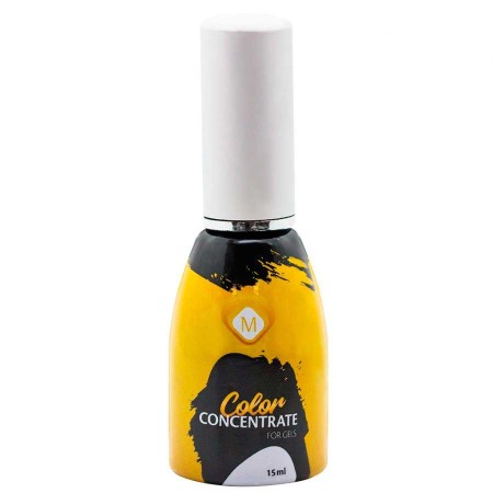Műköröm alapanyagok - Pigment Colorat Color Concentrate Galben 15 ml TPO FREE