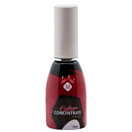 Műköröm alapanyagok - Pigment Colorat Color Concentrate Rosu 15 ml TPO FREE