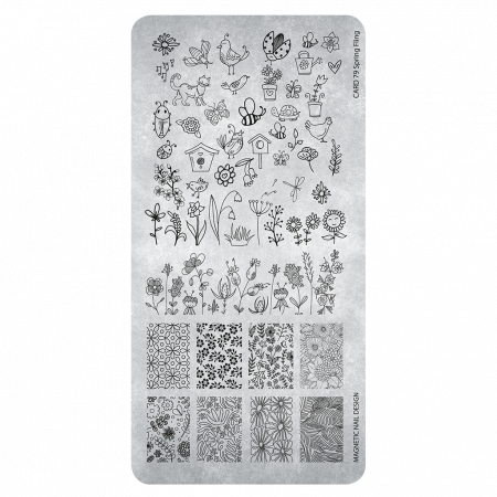 Sistem de Stampilare - Placa de Stampilare Spring Fling Primavara card 79