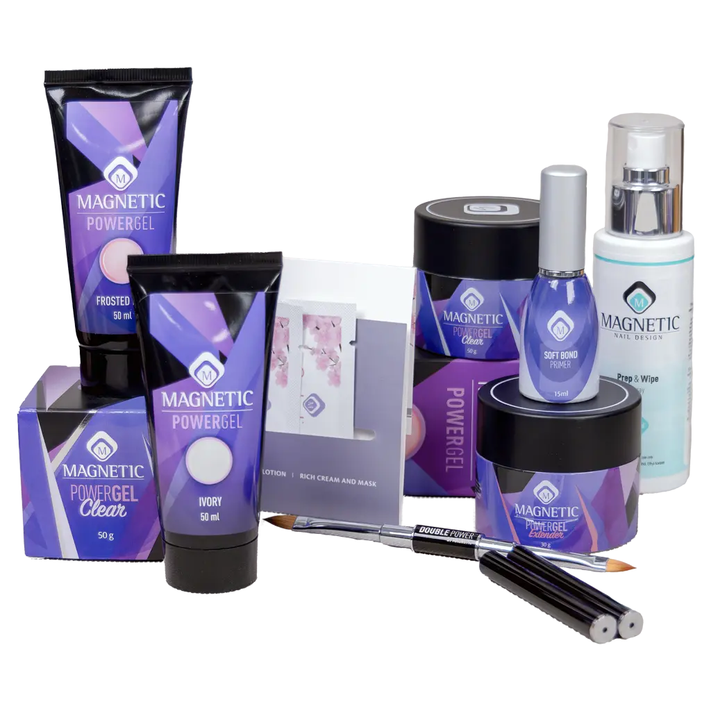 Kit Unghii - Kit unghii PowerGel – Set profesional pentru construcție și modelare ușoară