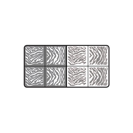 Airnails - Sabloane Airnails Safari1 (Tiger, Zebra)