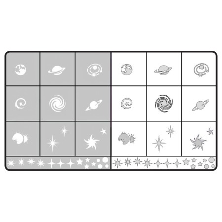 Airnails - Sabloane Airnails Space Collection