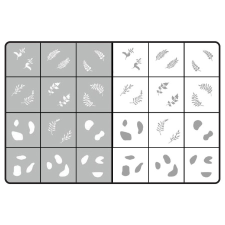 Airnails - Sabloane Airnails Stencil Minimalism
