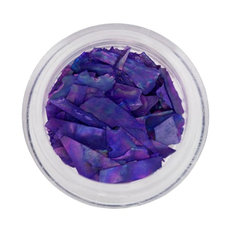 Kövek,Csillámporok - Scoica Naturala Inlay Shell Sheets Purple
