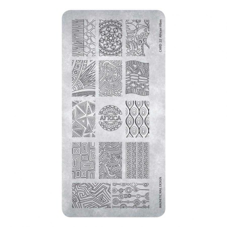 Sistem de Stampilare - Stamping Plate 22 African Vibes