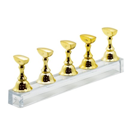 Stripe Its - Suport Ramă De Prezentare Tips-uri/Nail-Art Auriu