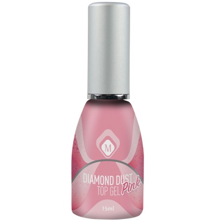 Fényzselé - Top Gel Supreme Finish Diamond Dust Pink TPO FREE 15 ml