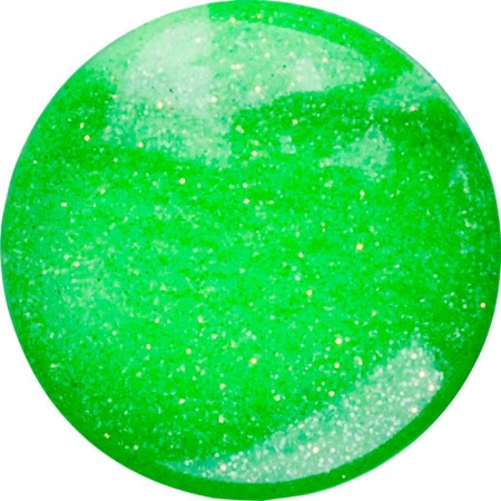 Kövek,Csillámporok - Verde Neon 14G