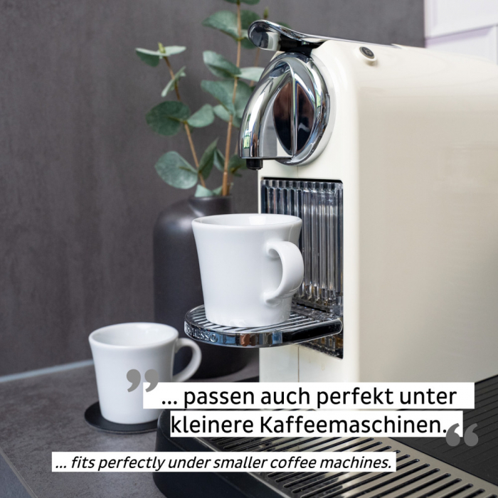 Cana de portelan magnetica ESPRESSO + suport metalic - set de 2 bucati [5]