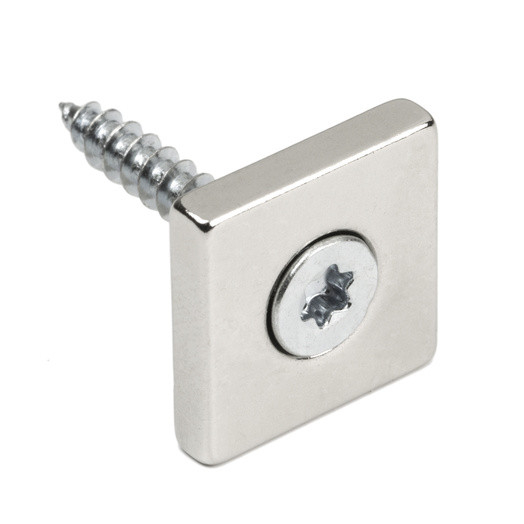 Magnet neodim bloc cu orificiu cu sanfren 20mm x 20mm x 4mm [3]