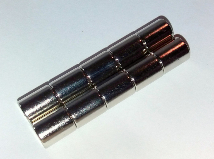 Magnet neodim cilindru 8mm x 10mm [3]
