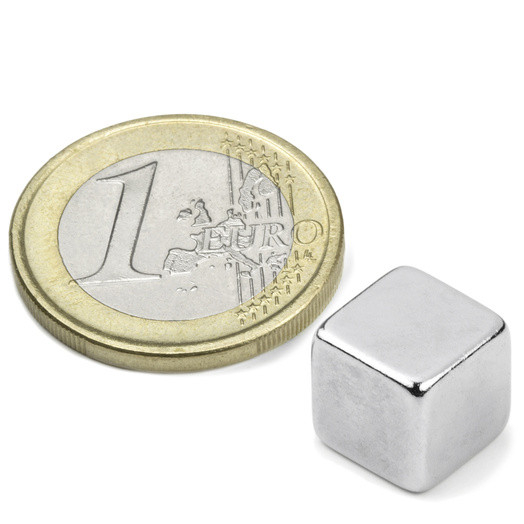 Magnet neodim cub cu latura de 10mm [5]