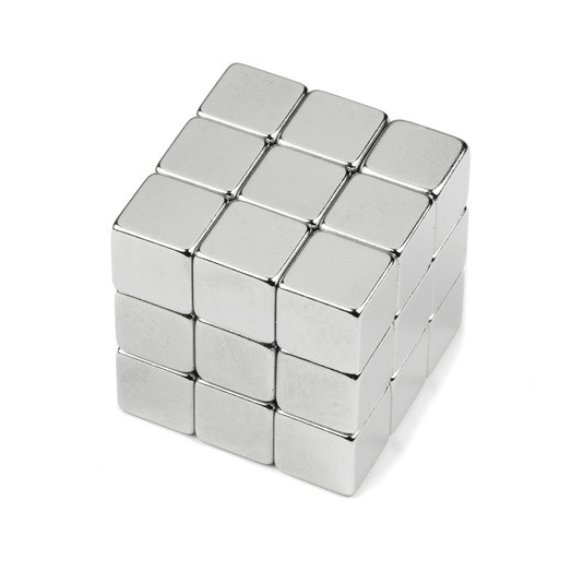 Magnet neodim cub cu latura de 10mm [4]