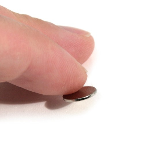 Magnet neodim disc 10mm x 1mm, cu adeziv [2]