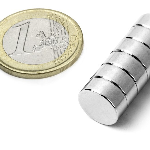 Magnet neodim disc 12mm x 5mm [4]