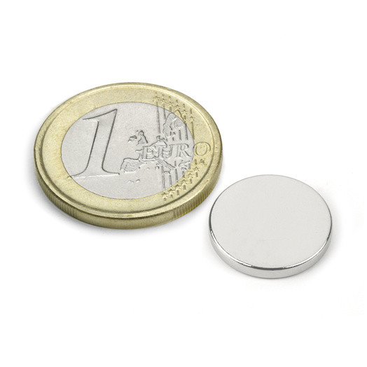 Magnet neodim disc 15mm x 2mm [2]