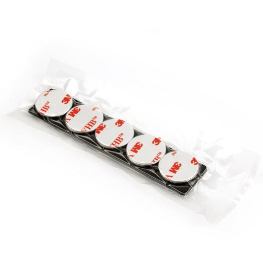 Magnet neodim disc 15mm x 2mm, cu adeziv [4]