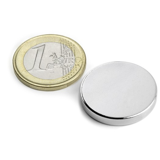 Magnet neodim disc 25mm x 3mm [2]