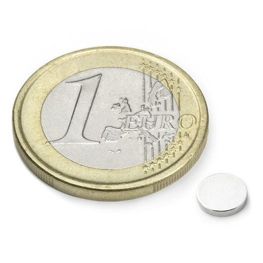 Magnet neodim disc 6mm x 1mm [2]