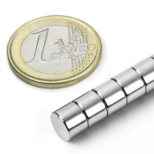 Magnet neodim disc 8mm x 6mm [4]