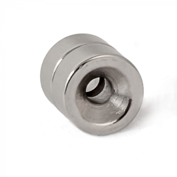 Magnet neodim inel 8mm x 2,5mm x 4mm, cu sanfren [2]