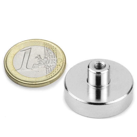 Magnet oala neodim 25mm cu filet interior [2]