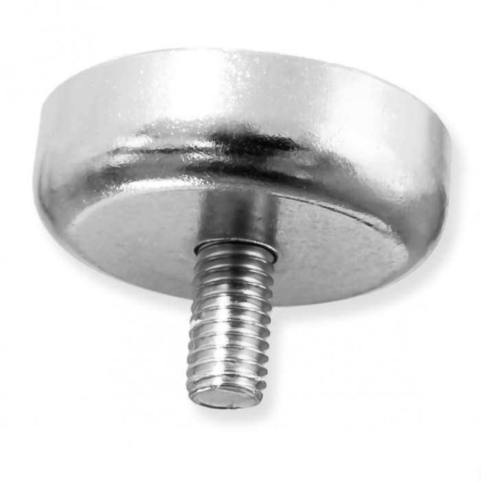 Magnet oala neodim 25mm cu tija filetata [2]