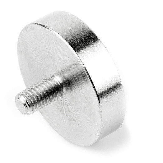 Magnet oala neodim 32mm  cu tija filetata [6]