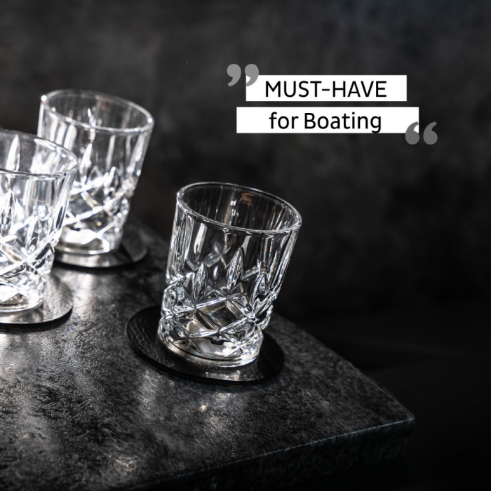 Pahar de cristal magnetic SHOT+ suport – set de 4 buc. [8]