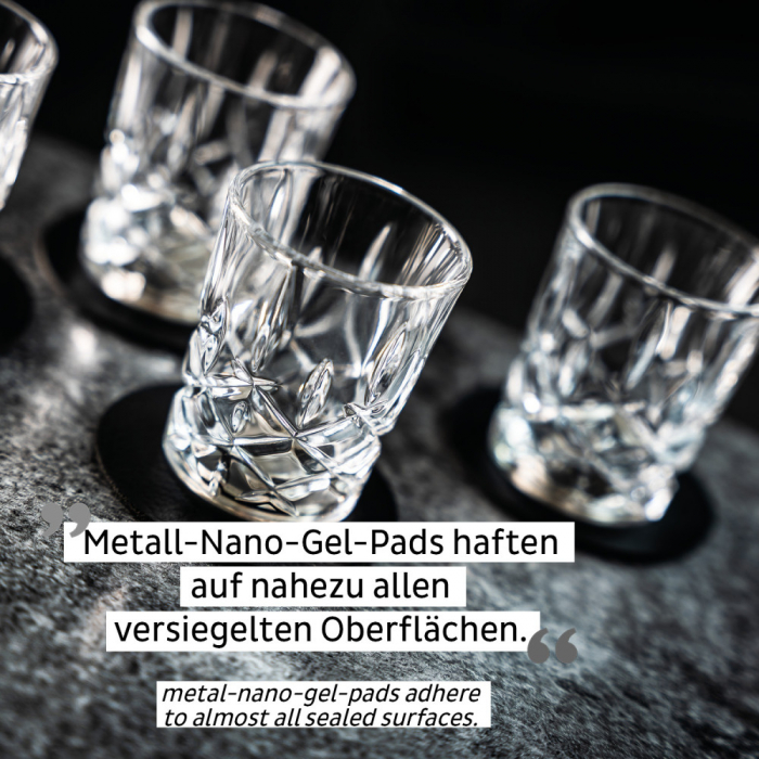 Pahar de cristal magnetic SHOT+ suport – set de 4 buc. [5]