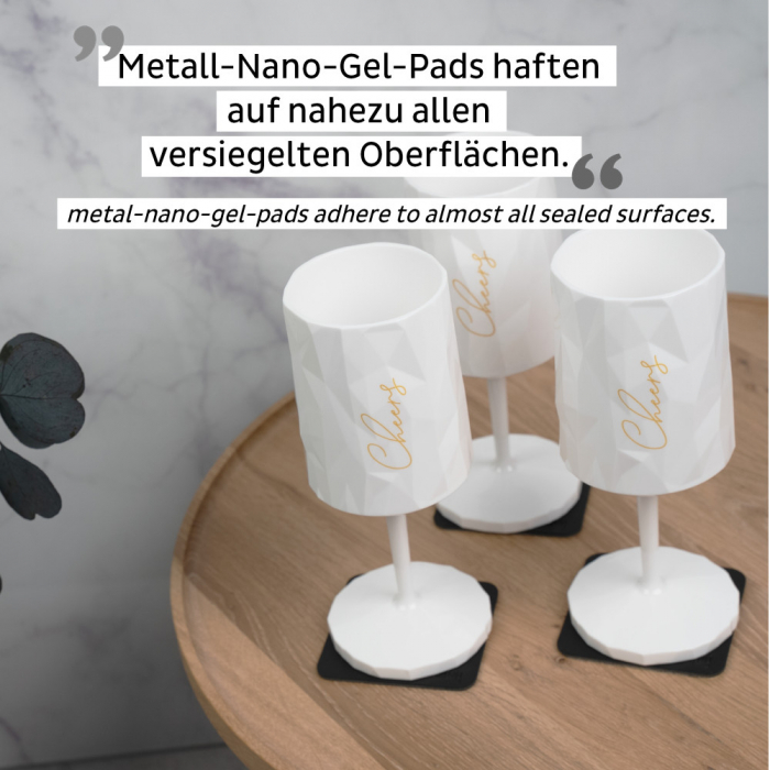 Pahar de plastic magnetic WINE CHEERS 0,3l + suport feros [5]