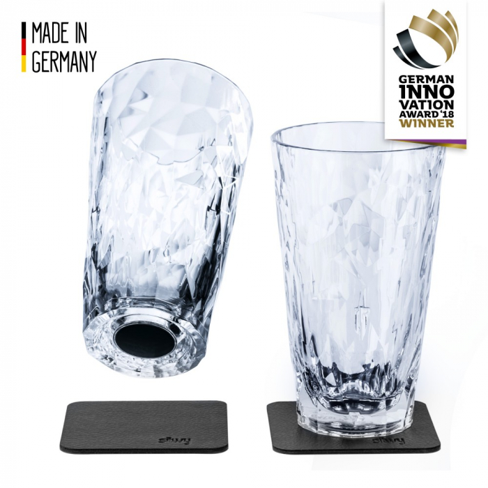 Pahare de plastic magnetice LONGDRINK, set de 2 bucati, High-Tech [7]
