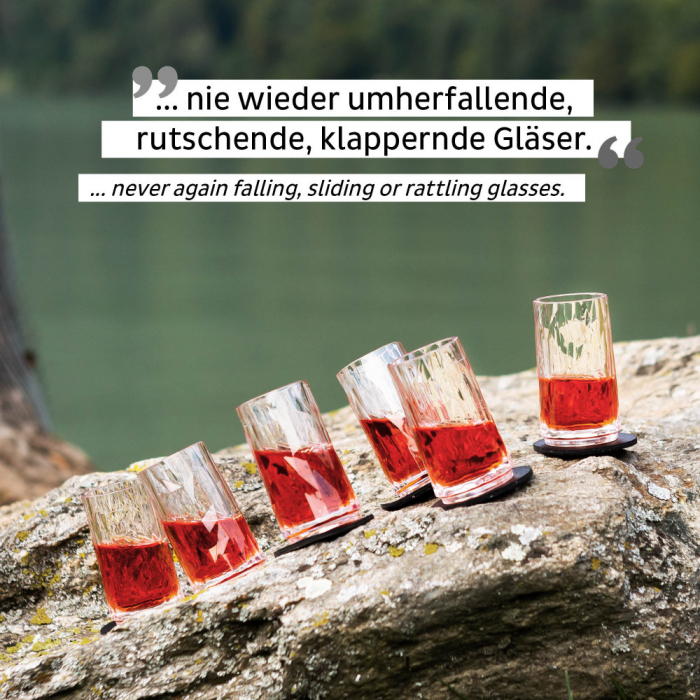 Pahare de plastic magnetice SHOT - set de 4 bucati, High-Tech [2]