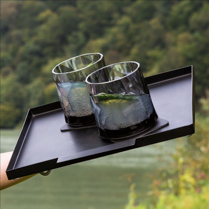 Pahare de plastic magnetice TUMBLER gri, set de 2 bucati, High-Tech [4]
