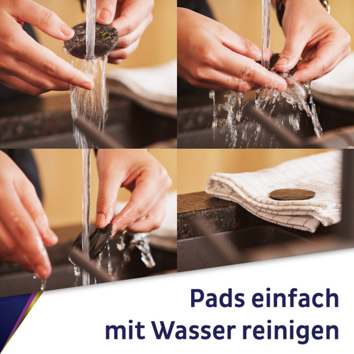 Suport feros cu gel diam. 5cm albastru - set de 4 buc. [4]