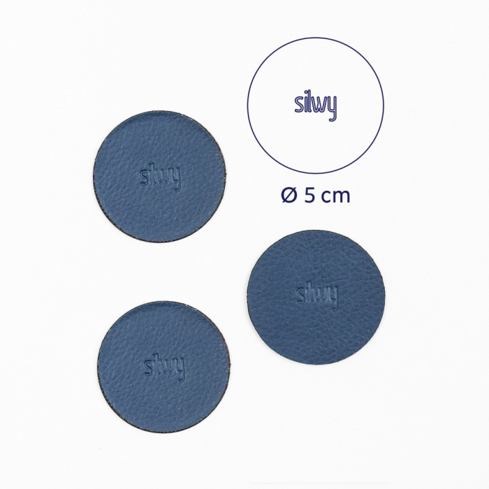 Suport feros cu gel diam. 5cm albastru - set de 4 buc. [2]