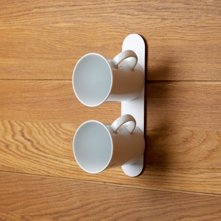 Cana de portelan magnetica cu maner + suport - set de 2 buc. [6]