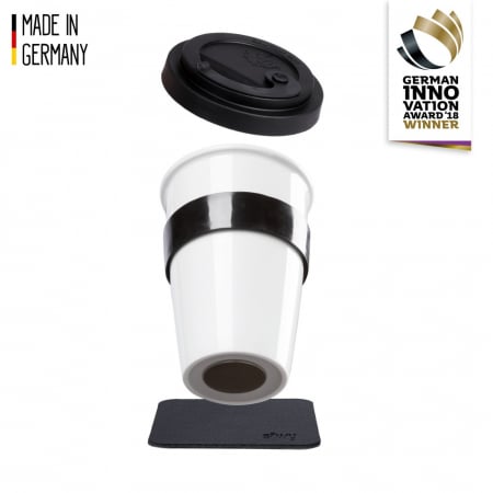 Cana  de portelan magnetica TO GO + suport [7]
