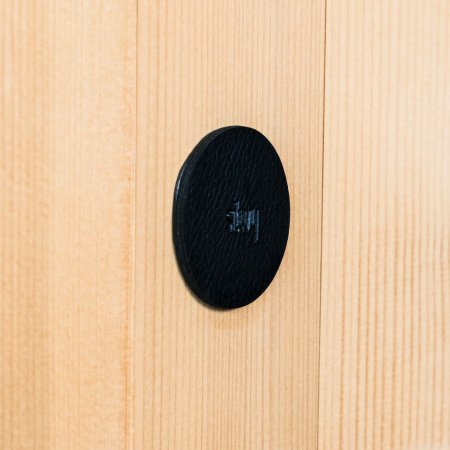 Carlig magnetic „Clever” negru cu suport negru [8]