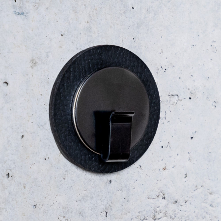 Carlig magnetic „Clever” negru cu suport negru [7]