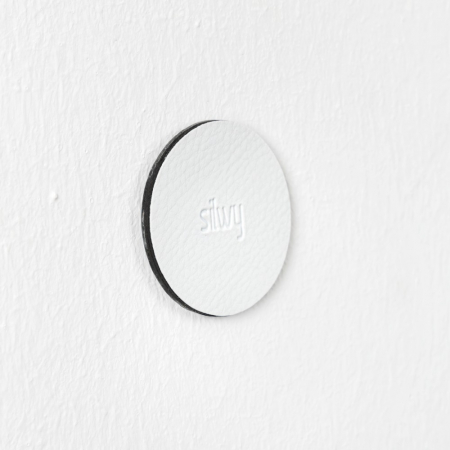 Carlig magnetic rotativ „The One” cu suport alb [1]